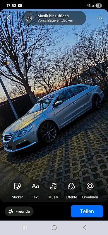 Silber Gebraucht 2008 VW Passat Coupé | 6.799 € (Fairer Preis) - Bild 1/4