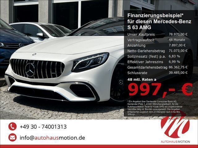 Designomagnokaschmirweiss la Gebraucht 2015 Mercedes S63 AMG AMG Coupé | 78.970 € (Etwas zu teuer) - Bild 1/4
