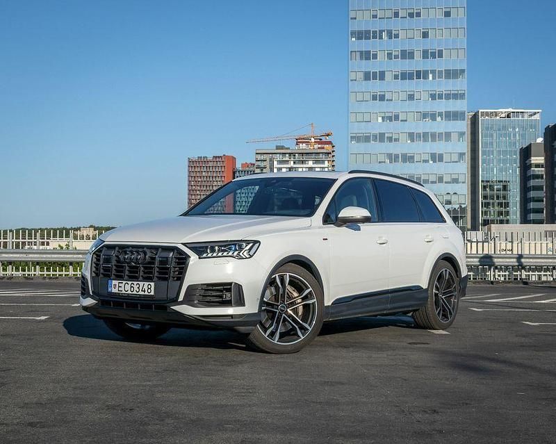 Weiß Gebraucht 2021 Audi Q7 S-Line SUV | 42.500 € (Teuer) - Bild 1/4