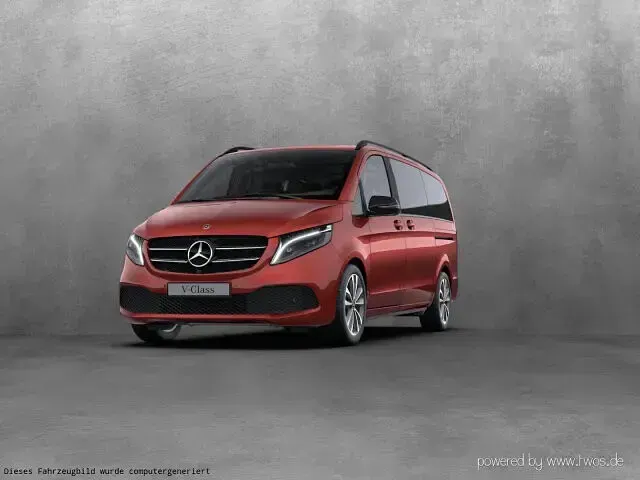Gebraucht Mercedes V300 Avantgarde Edition 237 PS (174 kW) 2022 Hyazinthrot metallic Van / Kleinbus