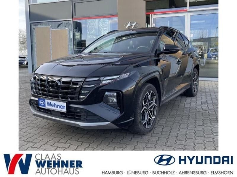 Schwarz Gebraucht 2023 Hyundai Tucson N Line SUV | 32.590 € (Etwas zu teuer) - Bild 1/4