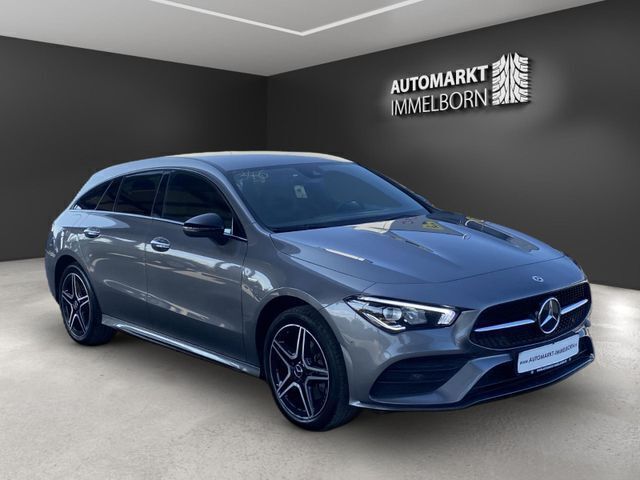 Mountaingrau met. (metallic) Gebraucht 2022 Mercedes CLA250e AMG Limousine | 26.950 € (Fairer Preis) - Bild 1/4