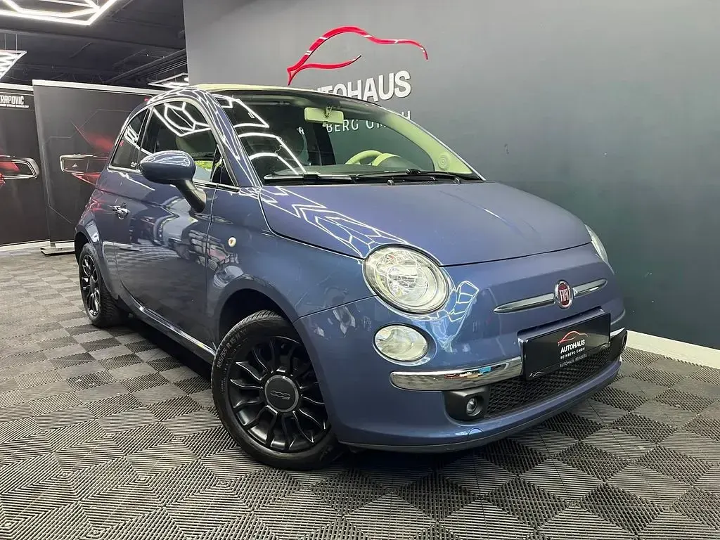 Gebraucht Fiat 500 Lounge 69 PS (50 kW) 2013 Blau Cabrio