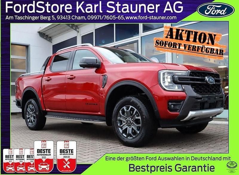 Rot Neu 2025 Ford Ranger Wildtrack Abholung | 54.121 € (Superpreis) - Bild 1/4
