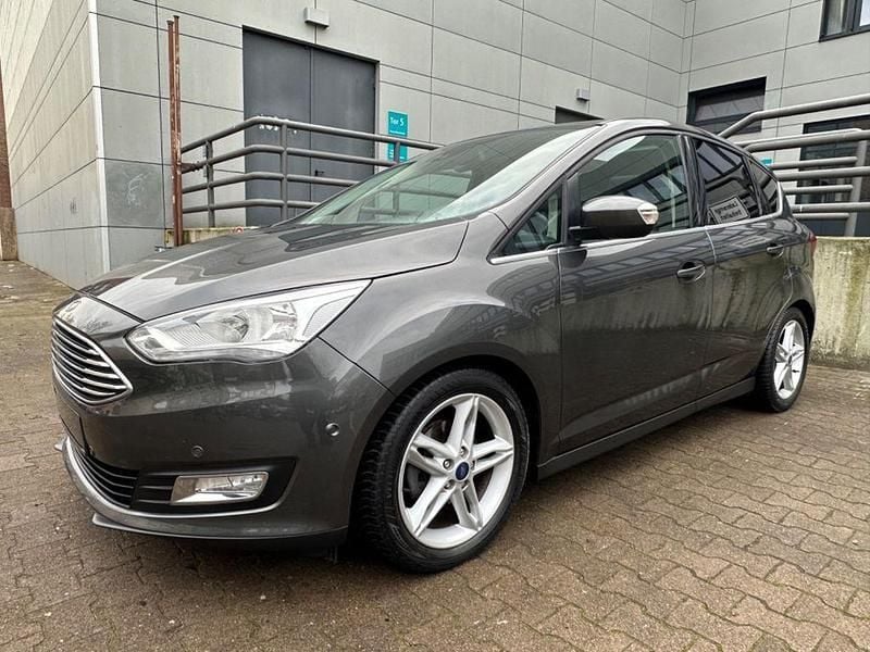 Grau Gebraucht 2019 Ford C-MAX Titanium Van / Kleinbus | 8.980 € (Superpreis) - Bild 1/4