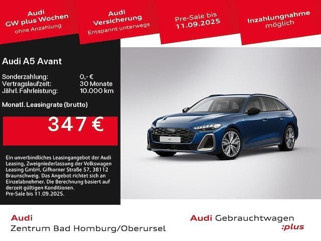 Ascariblau metallic Gebraucht 2024 Audi A5 Edition .1 Coupé | 49.980 € - Bild 1/2