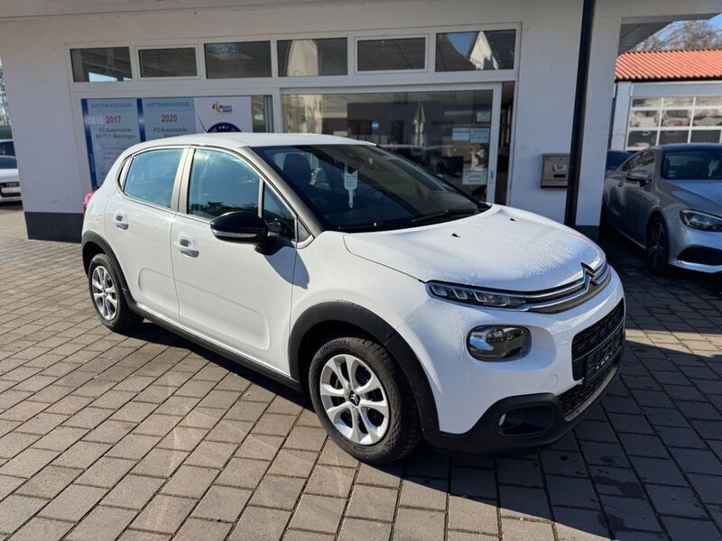 Gebraucht Citroën C3 Feel 102 PS (75 kW) 2019 Weiß Kleinwagen