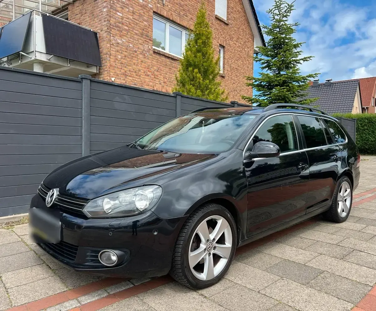 Gebraucht VW Golf VI 105 PS (77 kW) 2010 Schwarz Kombi