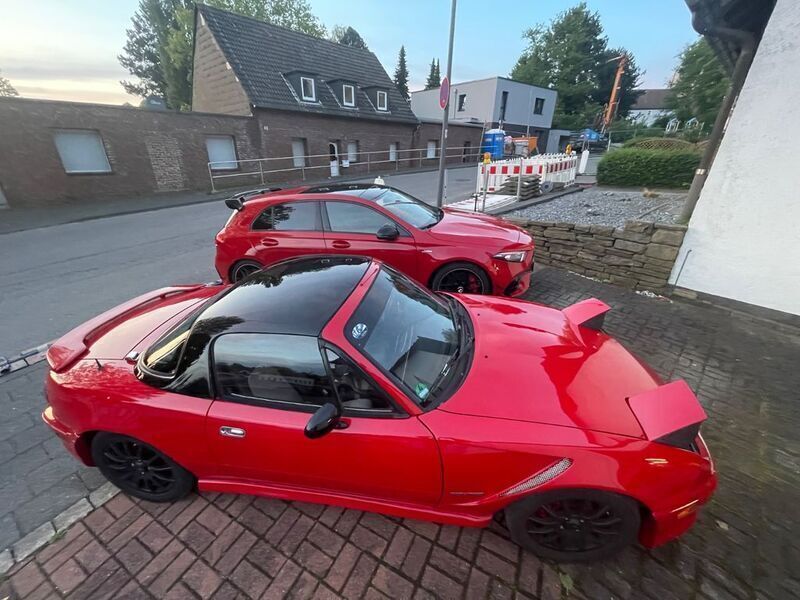 Gebraucht Mazda MX5 116 PS (85 kW) 1990 Rot Cabrio