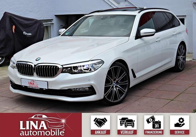 Mineralweiss Gebraucht 2017 BMW 530 Comfort Edition Kombi | 25.980 € (Teuer) - Bild 1/4