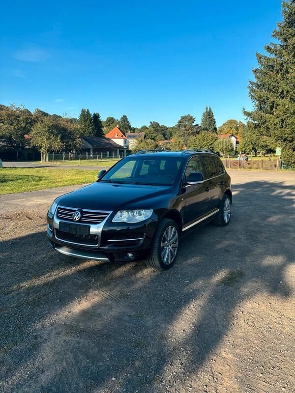 Schwarz Gebraucht 2008 VW Touareg R-line SUV | 8.899 € - Bild 1/4