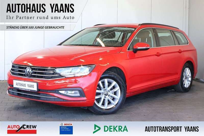 Rot Gebraucht 2022 VW Passat Business Kombi | 17.479 € (Superpreis) - Bild 1/4