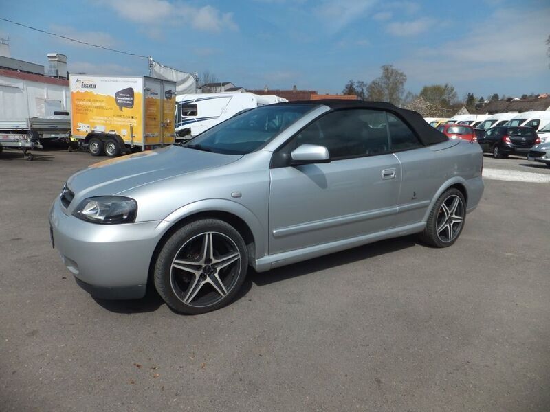 Silber Gebraucht 2003 Opel Astra Cabriolet Cabrio | 800 € (Superpreis) - Bild 1/4