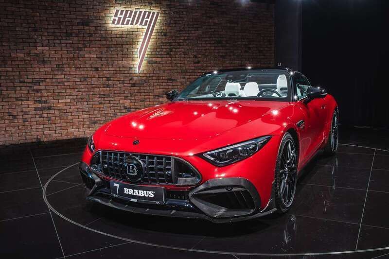 Rot Neu 2024 Mercedes SL63 AMG AMG Cabrio | 217.770 € - Bild 1/4