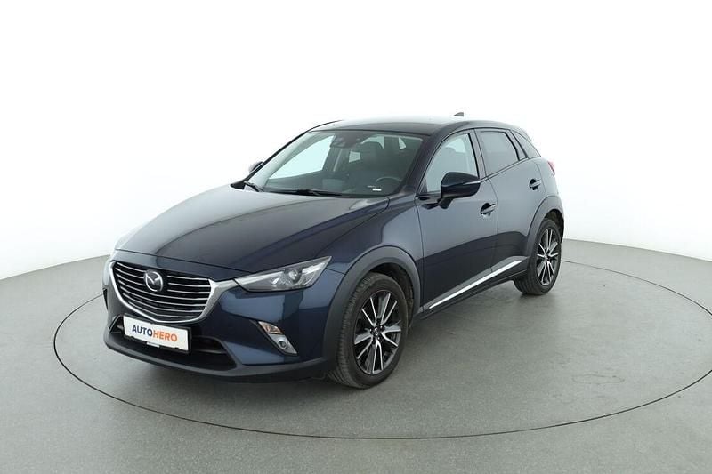 Blau Gebraucht 2017 Mazda CX-3 Sports-Line SUV | 14.390 € (Fairer Preis) - Bild 1/3