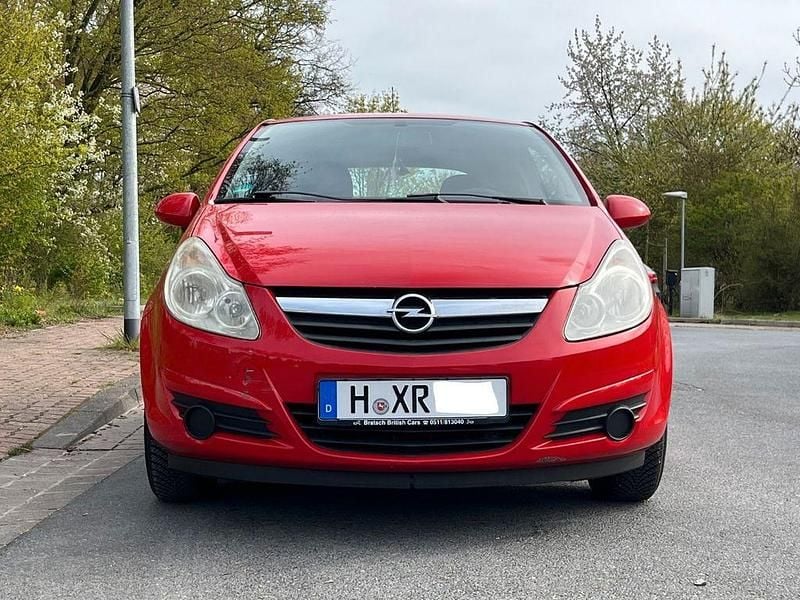 Gebraucht Opel Corsa 80 PS (58 kW) 2008 Rot Kleinwagen