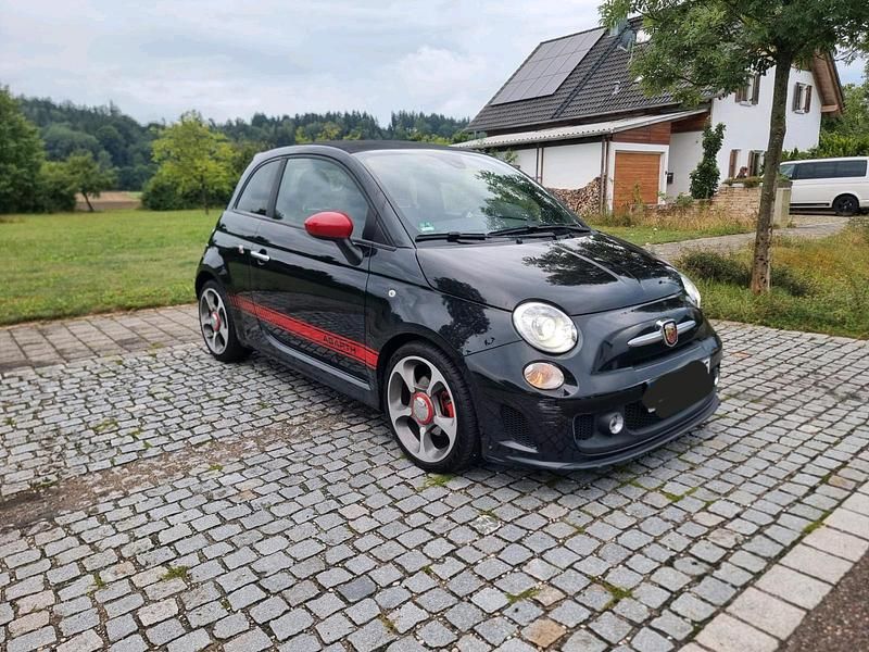 Schwarz Gebraucht 2015 Fiat 500C Abarth Cabrio | 12.750 € - Bild 1/4