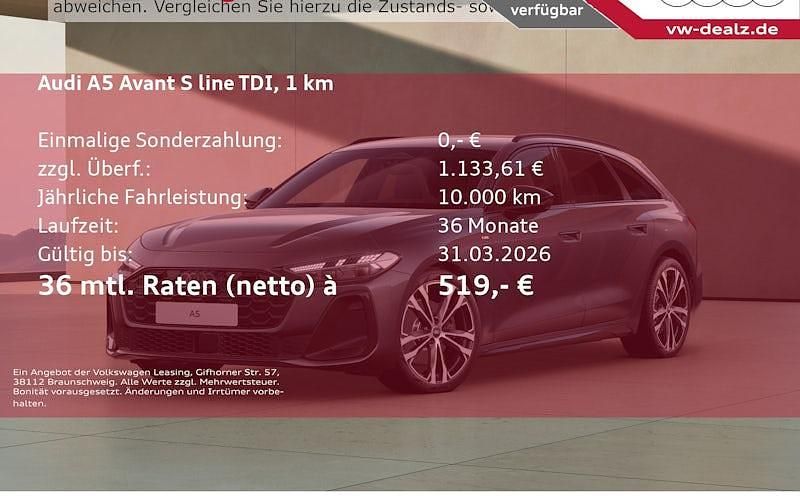 Neu Audi A5 Ambiente 204 PS (150 kW) 2026 Grau Kombi