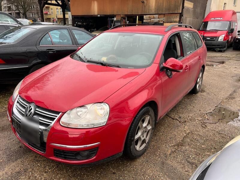 Rot Gebraucht 2008 VW Golf V Kombi | 1.350 € (Superpreis) - Bild 1/4