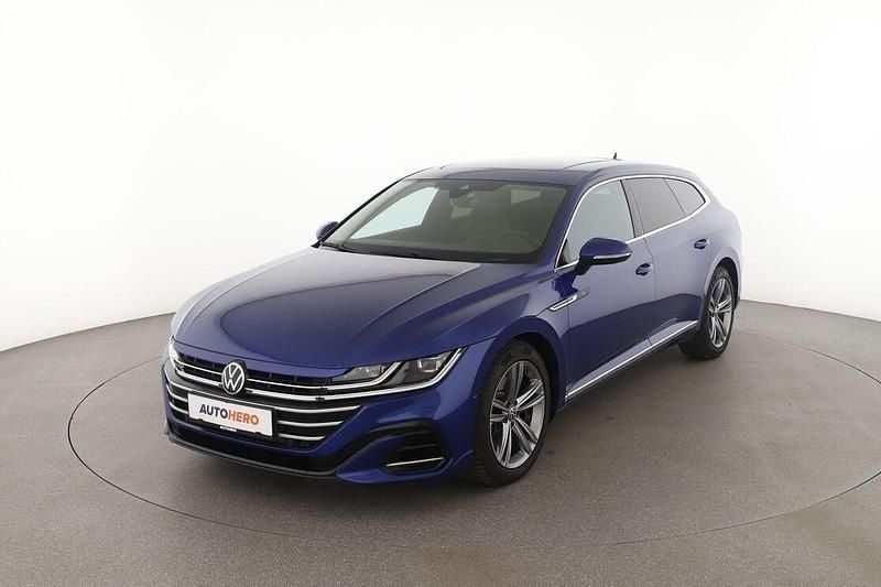 Blau Gebraucht 2021 VW Arteon R-line Kombi | 30.010 € (Superpreis) - Bild 1/3