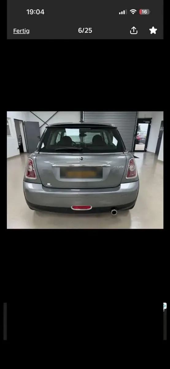Usata Mini Cooper 120 CV (88 kW) 2009 Argento Utilitaria