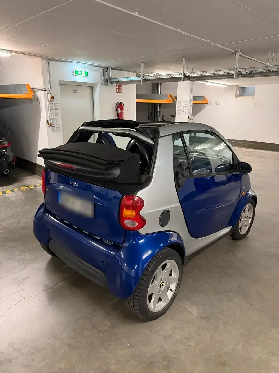 Gebraucht Smart ForTwo Cabrio 61 PS (44 kW) 2000 Blau Cabrio