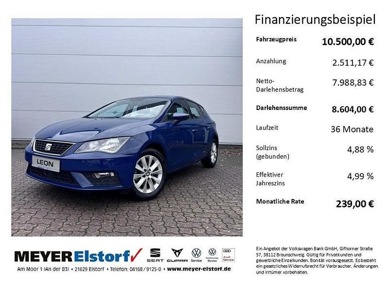 Gebraucht Seat Leon Style 125 PS (91 kW) 2018 Blau Limousine