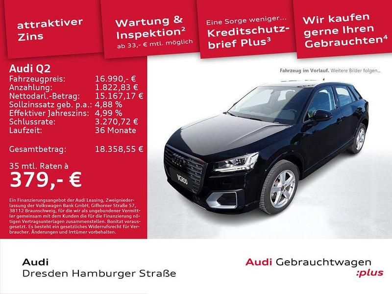 Schwarz Gebraucht 2018 Audi Q2 Sport SUV | 16.990 € (Guter Preis) - Bild 1/3
