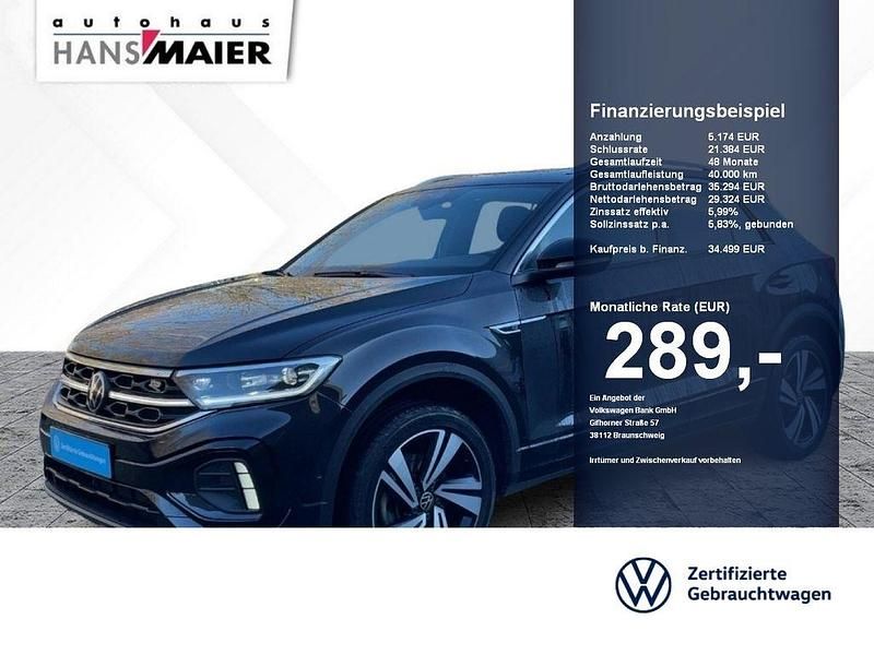 Gebraucht VW T-Roc R-line 190 PS (139 kW) 2023 Deep black perleffekt SUV