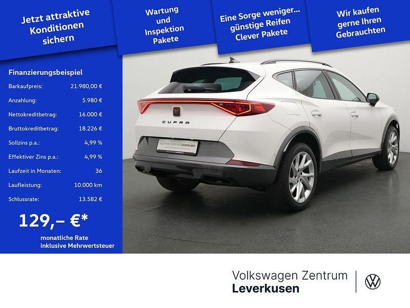 Second-hand Cupra Formentor 150 CP (110 kW) 2023 Alb SUV