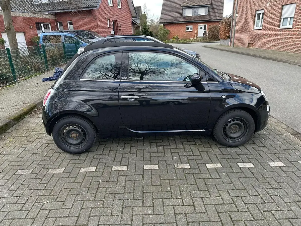 Gebraucht Fiat 500C 69 PS (50 kW) 2012 Schwarz Cabrio