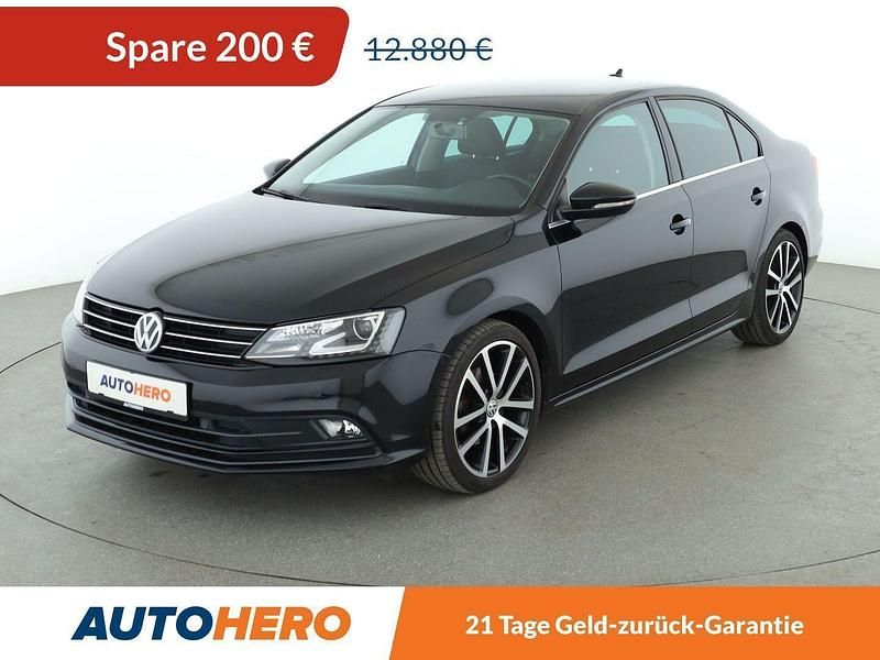 Schwarz Gebraucht 2015 VW Jetta Limousine | 12.680 € (Teuer) - Bild 1/3