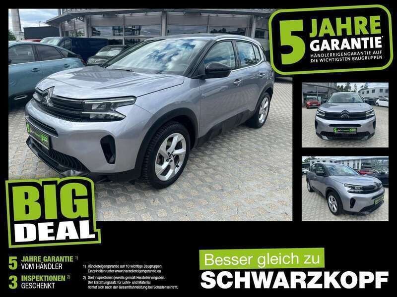 Grau Gebraucht 2024 Citroën C5 Aircross PureTech SUV | 18.640 € (Superpreis) - Bild 1/4