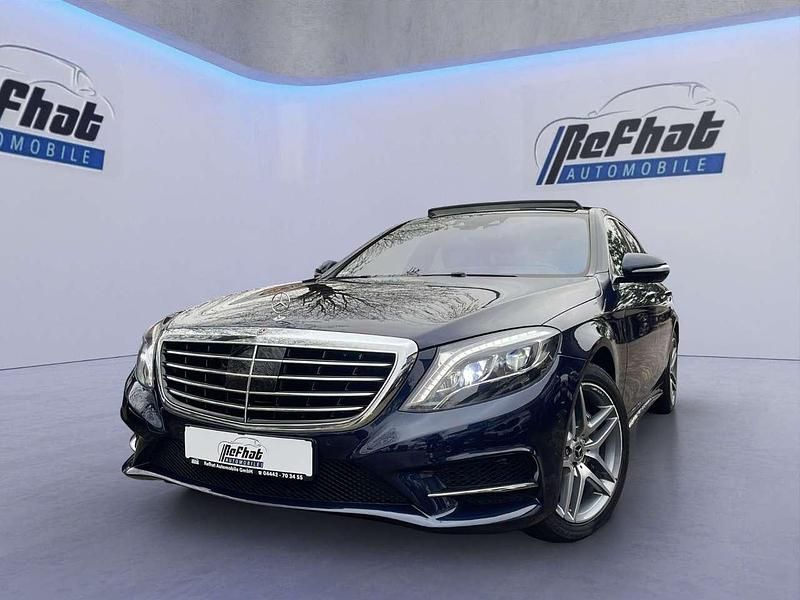 Cavansitblau Gebraucht 2017 Mercedes S500 Night Limousine | 40.950 € - Bild 1/4