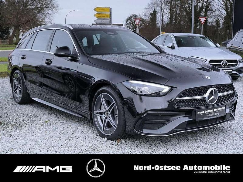 Gebraucht Mercedes C220 AMG 200 PS (147 kW) 2025 Obsidianschwarz metallic Kombi