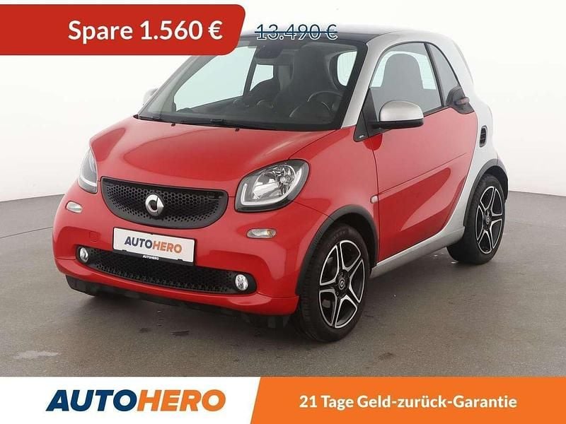 Cadmium red Gebraucht 2016 Smart ForTwo Coupé Prime Kleinwagen | 11.930 € (Guter Preis) - Bild 1/3
