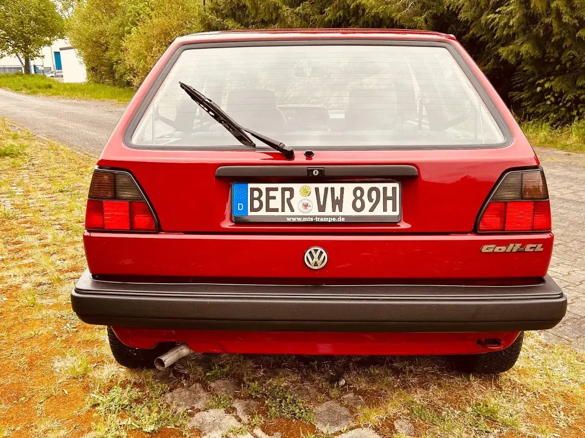 Gebraucht VW Golf II 75 PS (55 kW) 1990 Rot Kleinwagen