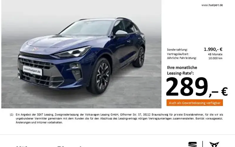 Gebraucht Cupra Terramar 150 PS (110 kW) 2025 Kosmosblau SUV
