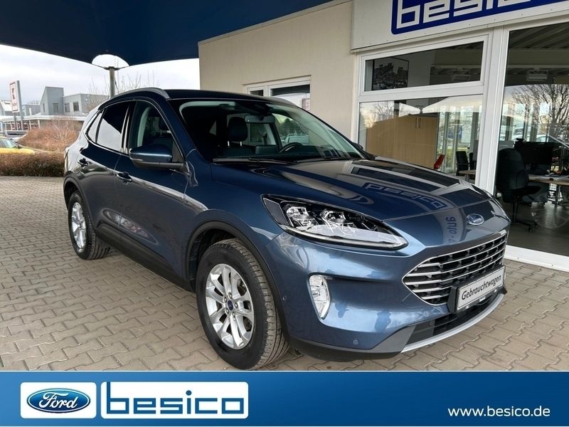 Chromablau metallic Gebraucht 2020 Ford Kuga Titanium X SUV | 22.780 € (Fairer Preis) - Bild 1/4
