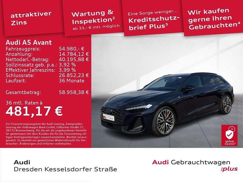 Firmamentblau metallic Gebraucht 2025 Audi A5 Ambiente Coupé | 54.980 € (Guter Preis) - Bild 1/4