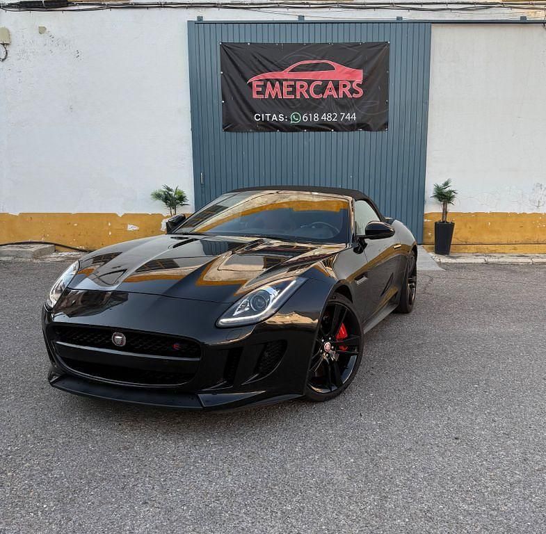 Schwarz Gebraucht 2014 Jaguar F-Type S Cabrio | 48.500 € (Teuer) - Bild 1/4