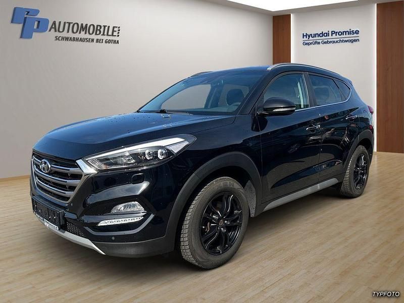 Polar white Gebraucht 2018 Hyundai Tucson Style SUV | 16.490 € (Fairer Preis) - Bild 1/4