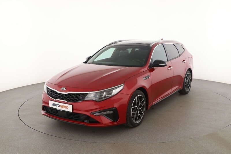 Rot Gebraucht 2018 Kia Optima GT-Line Kombi | 20.730 € (Fairer Preis) - Bild 1/4