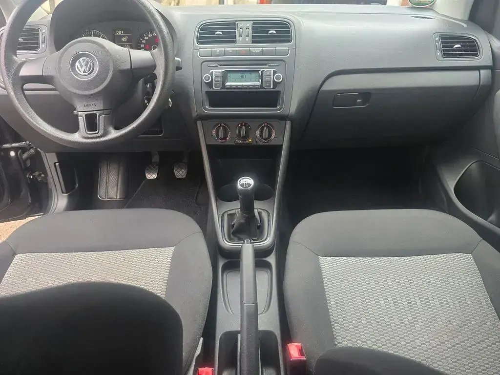 Gebraucht VW Polo Trendline 69 PS (50 kW) 2010 Schwarz Kleinwagen