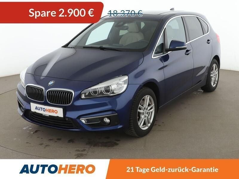 Blau Gebraucht 2018 BMW 218 Active Tourer Luxury Line Van / Kleinbus | 15.120 € (Fairer Preis) - Bild 1/3