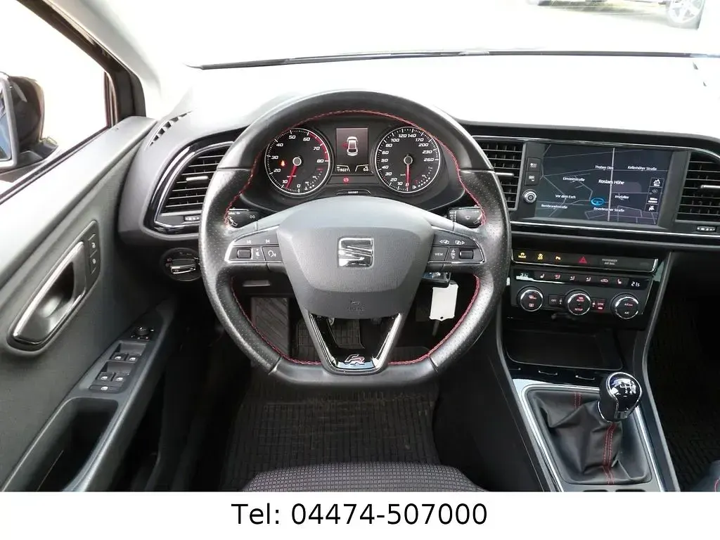 Second-hand Seat Leon FR 150 CP (110 kW) 2017 Negru Berlinǎ