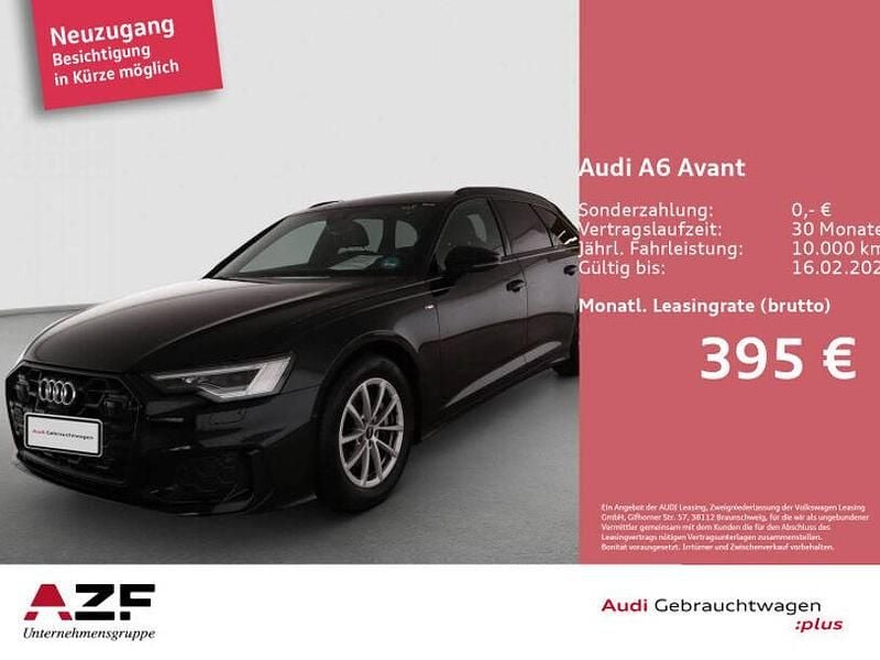Mythosschwarz metallic Gebraucht 2025 Audi A6 S-Line Kombi | 48.480 € (Guter Preis) - Bild 1/4