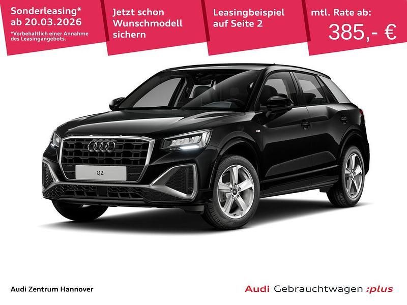 Gebraucht Audi Q2 S-Line 150 PS (110 kW) 2025 Mythosschwarz metallic SUV
