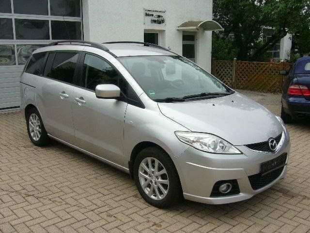 Gebraucht Mazda 5 Active 143 PS (105 kW) 2010 Silber metallic Van / Kleinbus