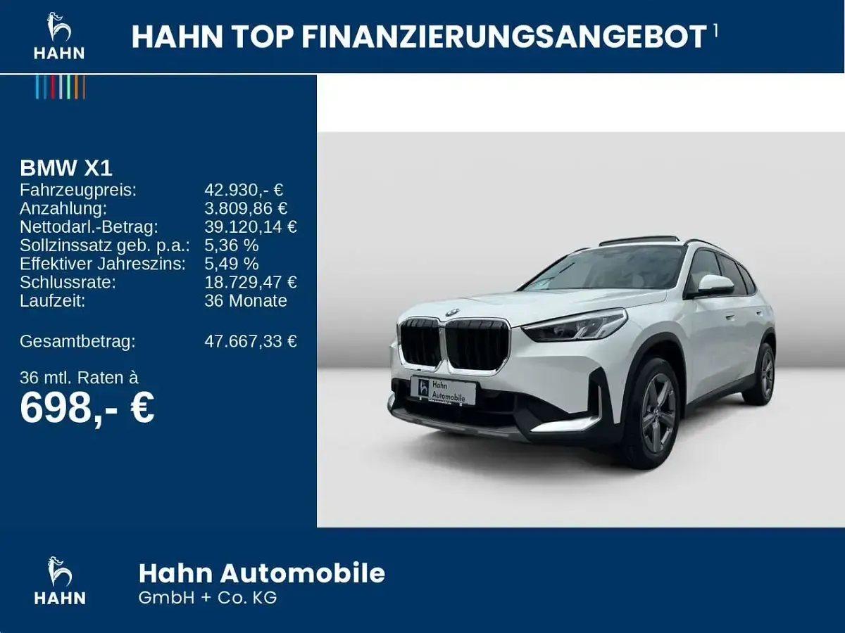 Gebraucht BMW X1 163 PS (119 kW) 2025 Weiß SUV